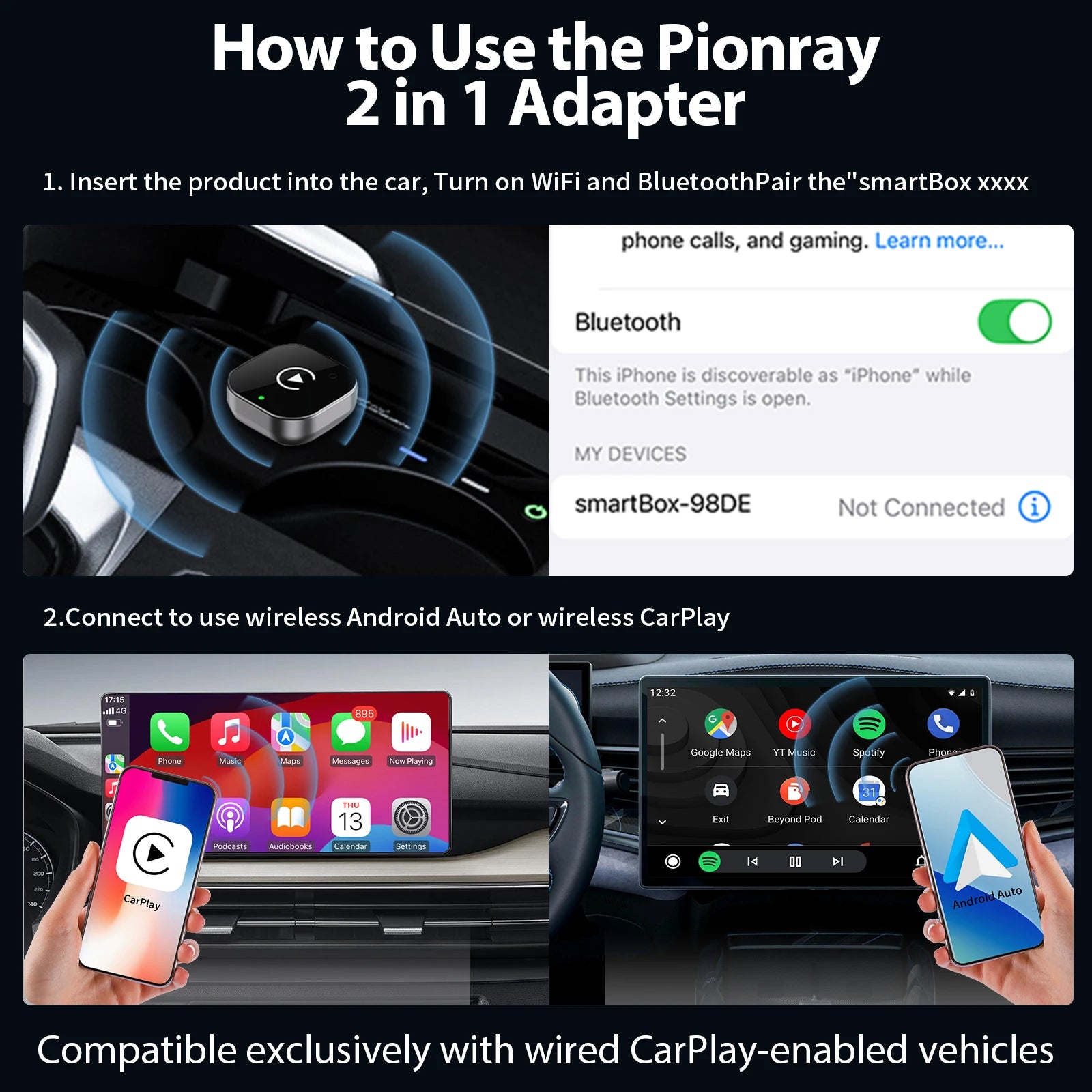 CarPlayX 2-in-1