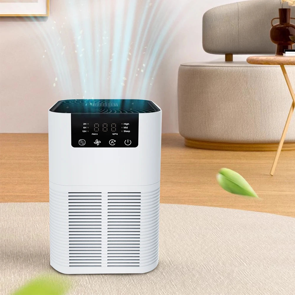 “Smart HEPA Air Purifier with Aromatherapy